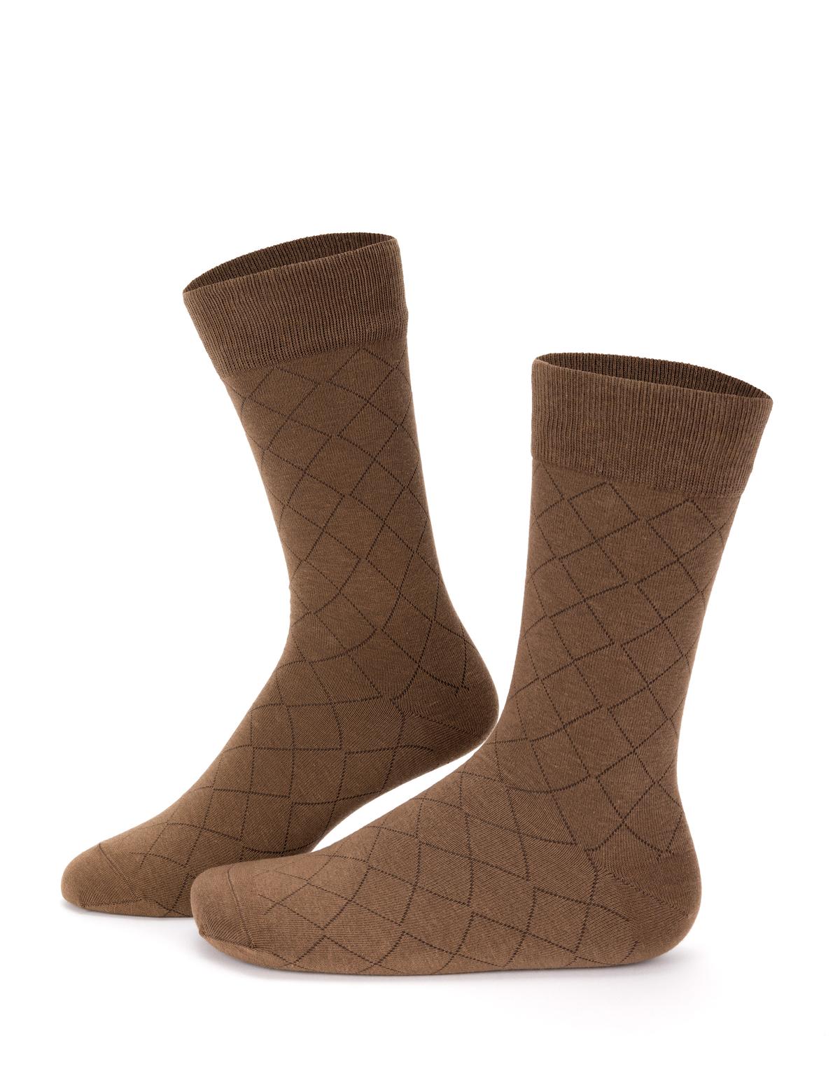 Erkek Kahverengi Çorap