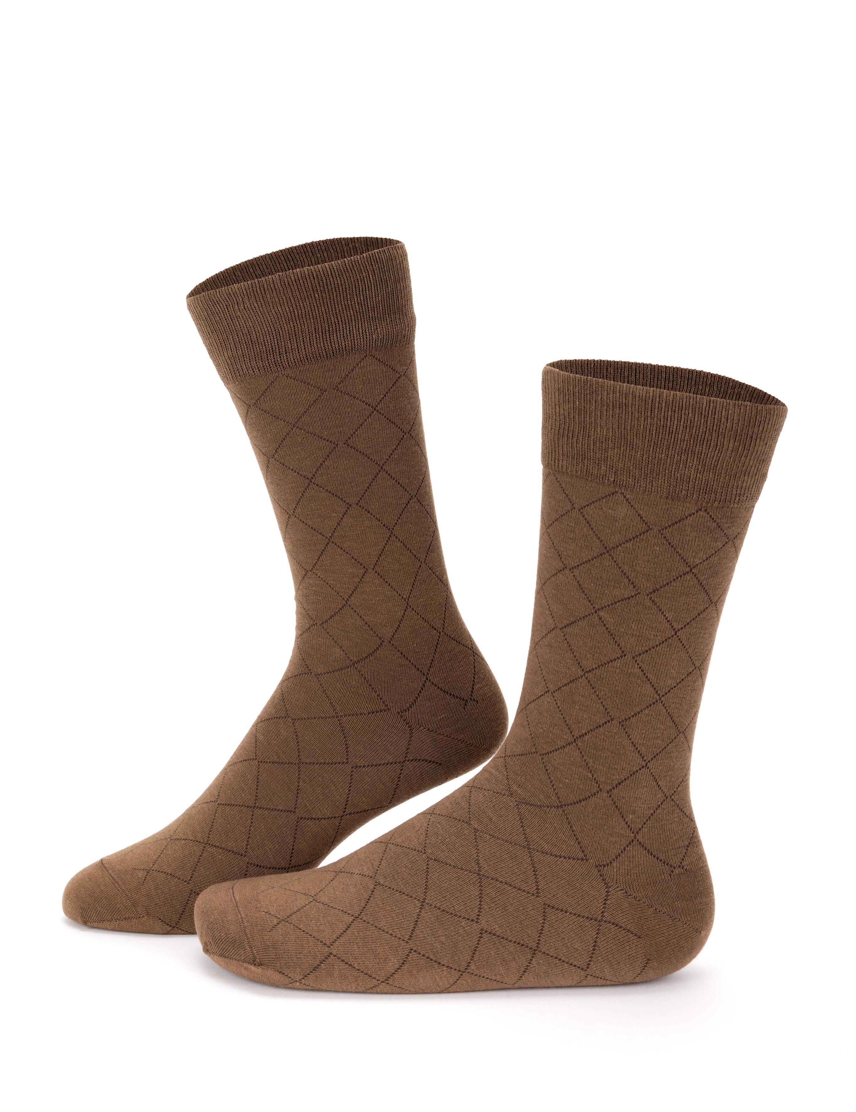 Erkek Kahverengi Çorap