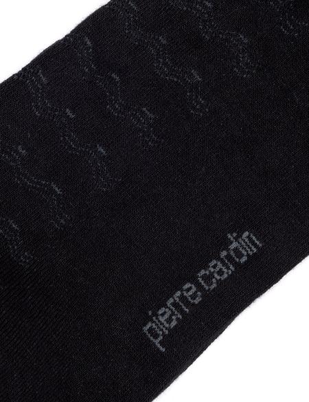 Erkek Bambu Karışımlı Siyah Soket Desenli Çorap - 50272771001