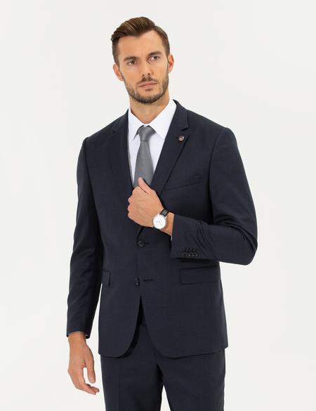 Lacivert Slim Fit Ceket - 50257713047