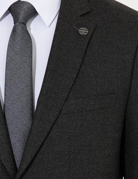 Antrasit Slim Fit Takım Elbise - 50257718083