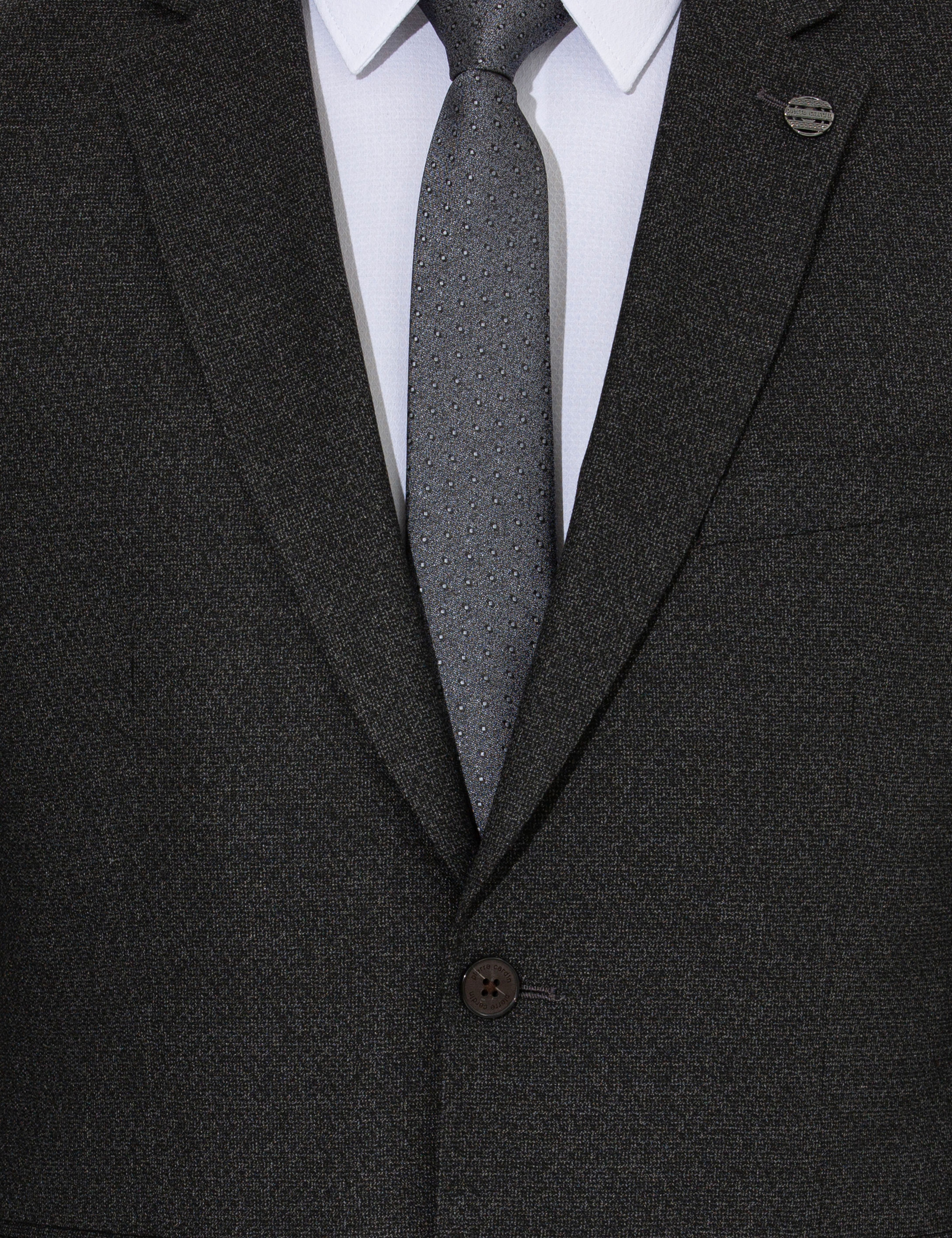 Antrasit Slim Fit Takım Elbise