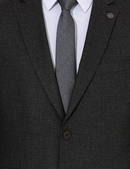 Antrasit Slim Fit Takım Elbise - 50257718083