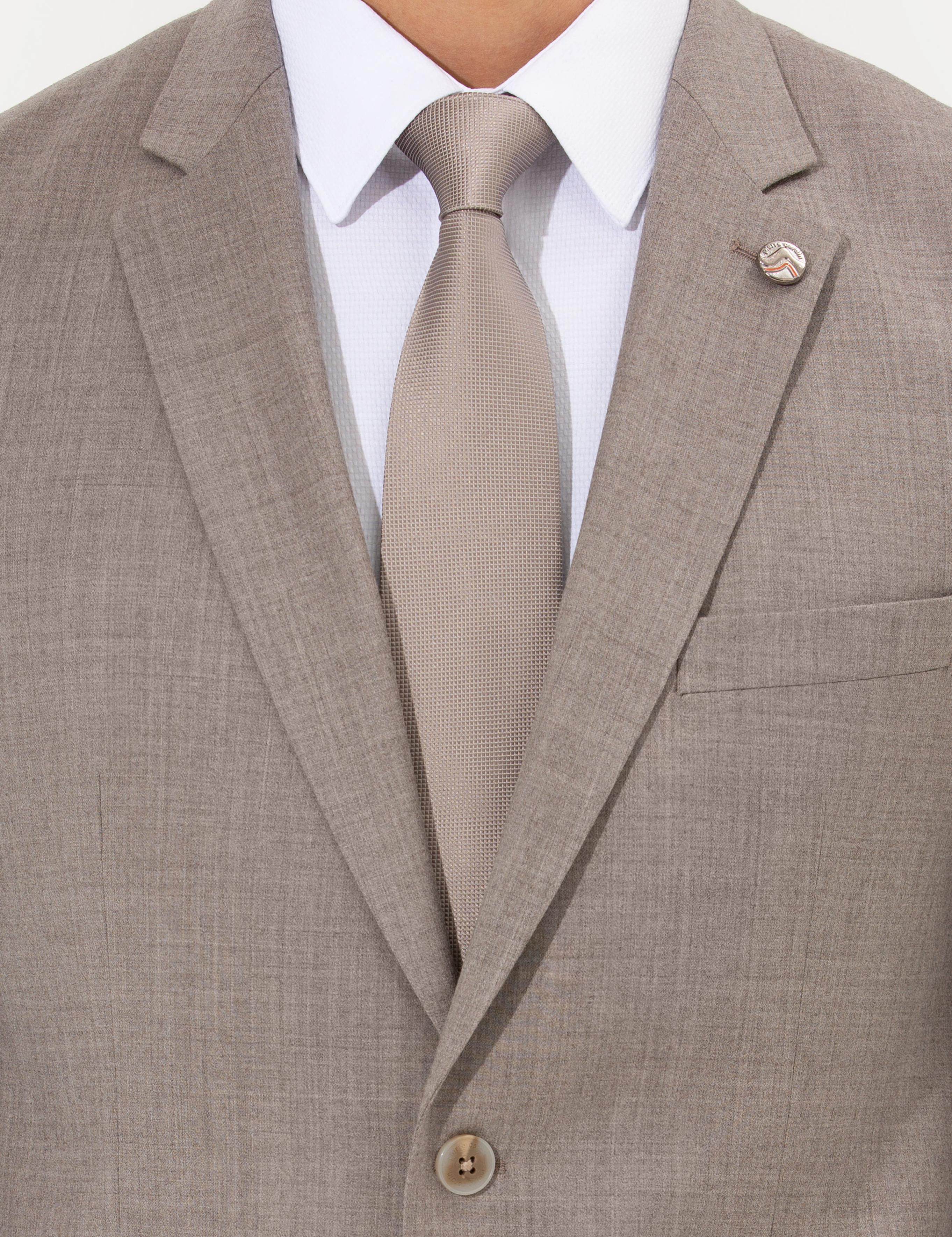 Açık Kahverengi Slim Fit Ceket