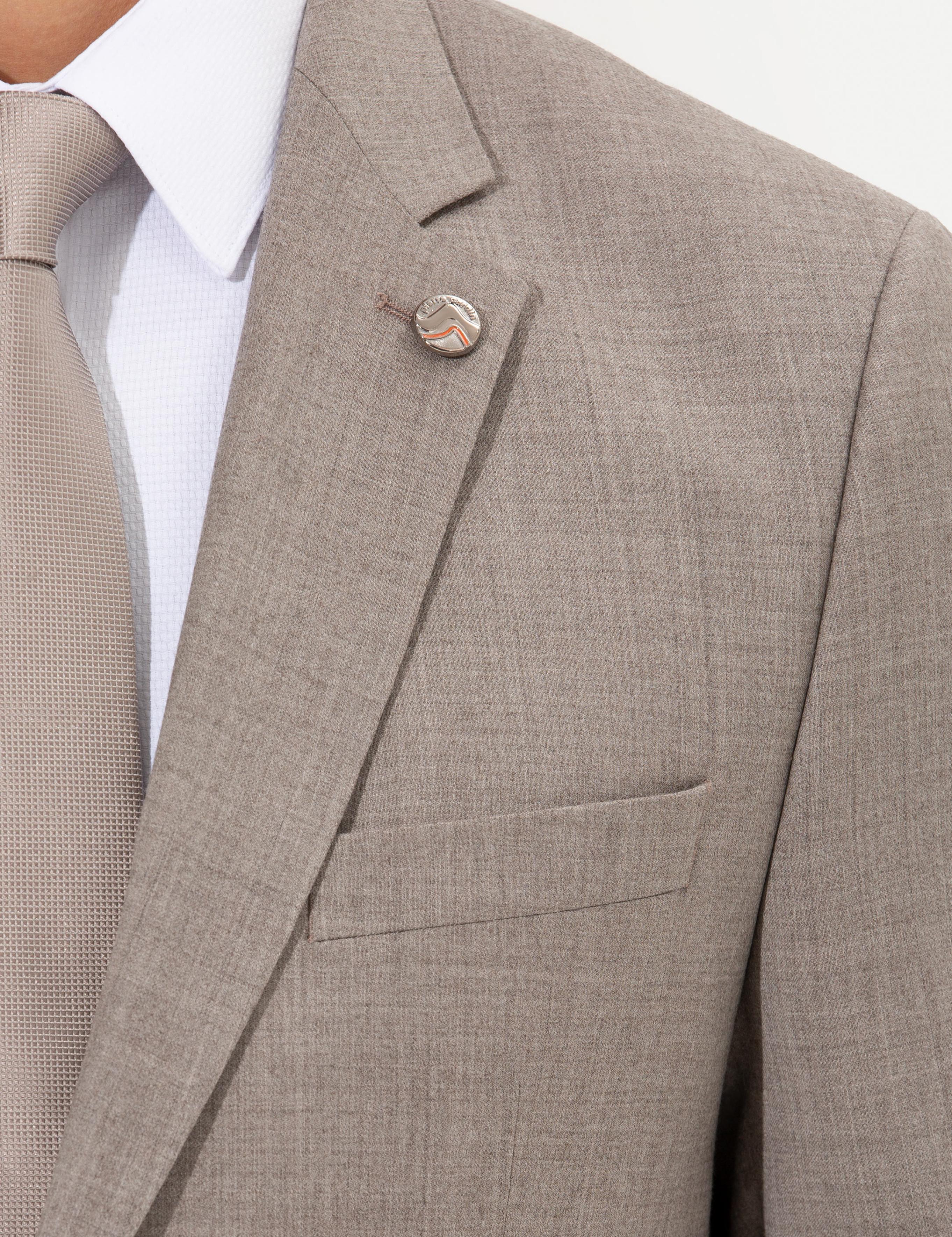 Açık Kahverengi Slim Fit Ceket