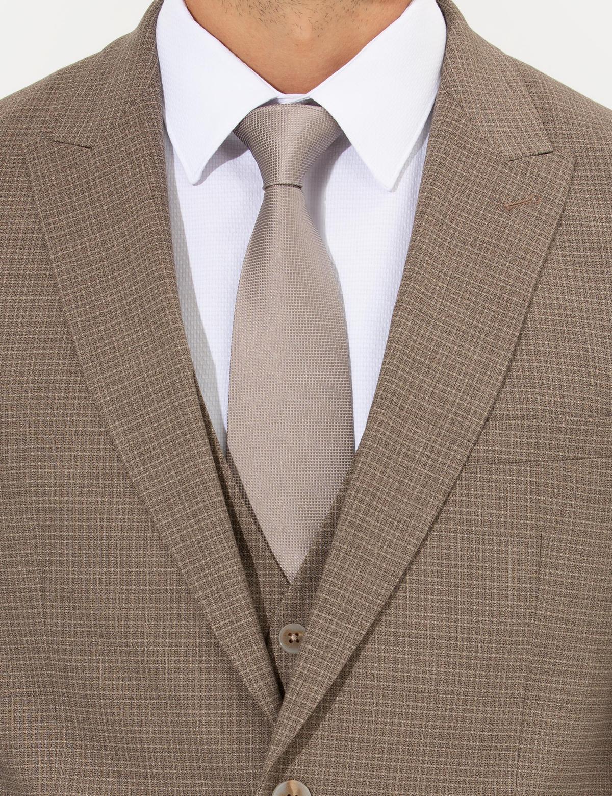 Açık Kahverengi Ex. Slim Fit Takım Elbise - 50259604047