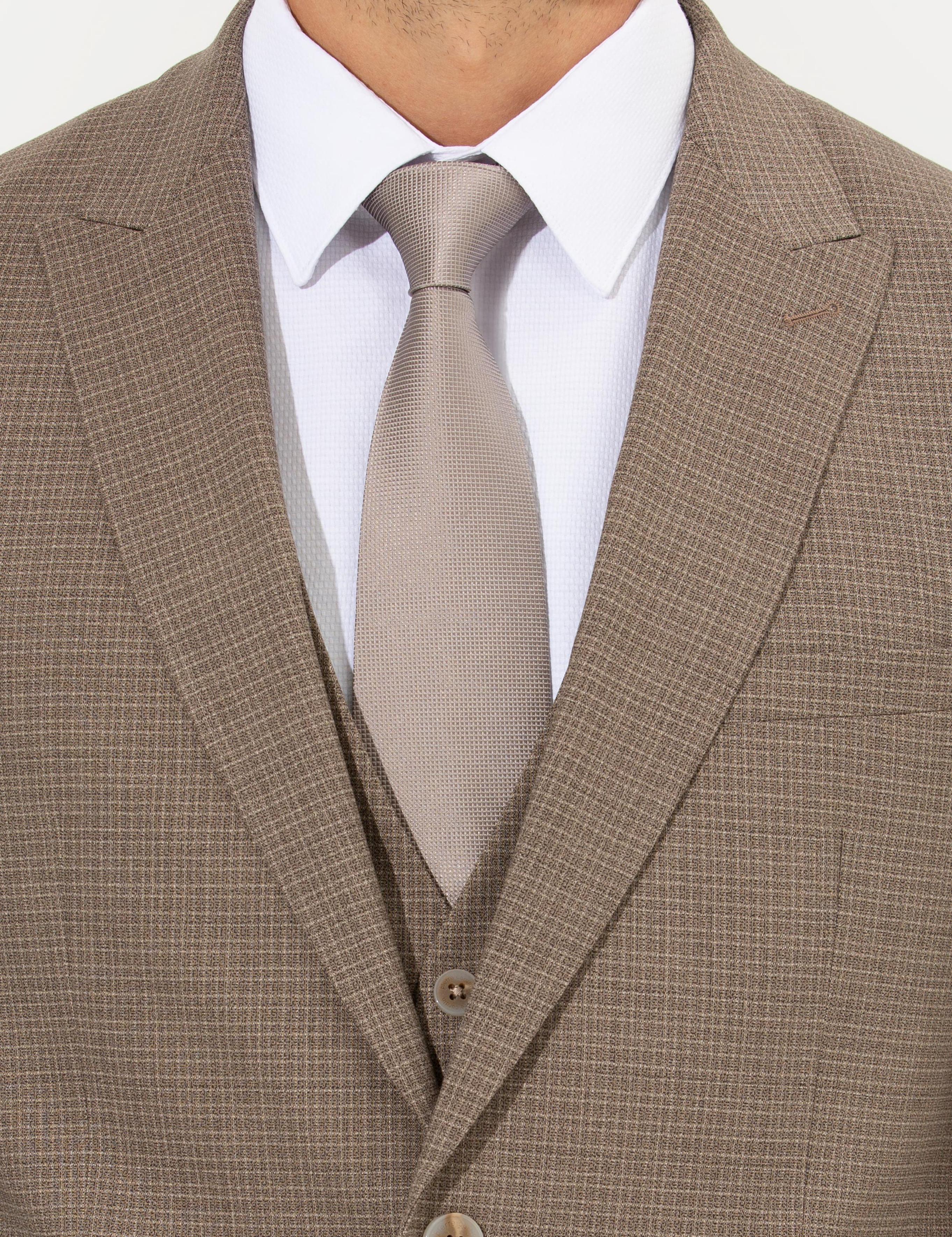 Açık Kahverengi Ex. Slim Fit Takım Elbise