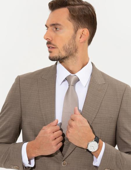 Açık Kahverengi Ex. Slim Fit Takım Elbise - 50259604047