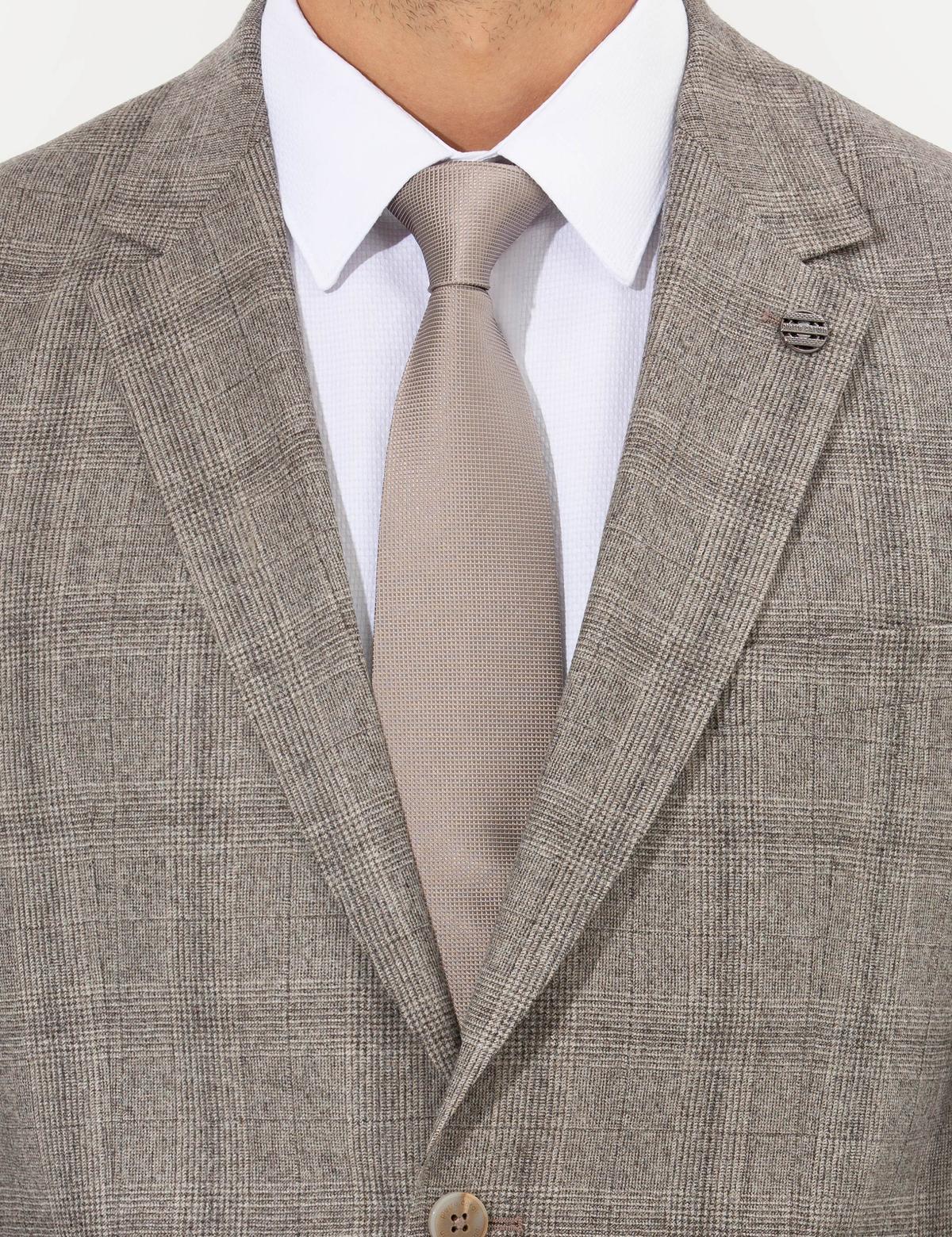 Açık Kahverengi Slim Fit Takım Elbise - 50259678005