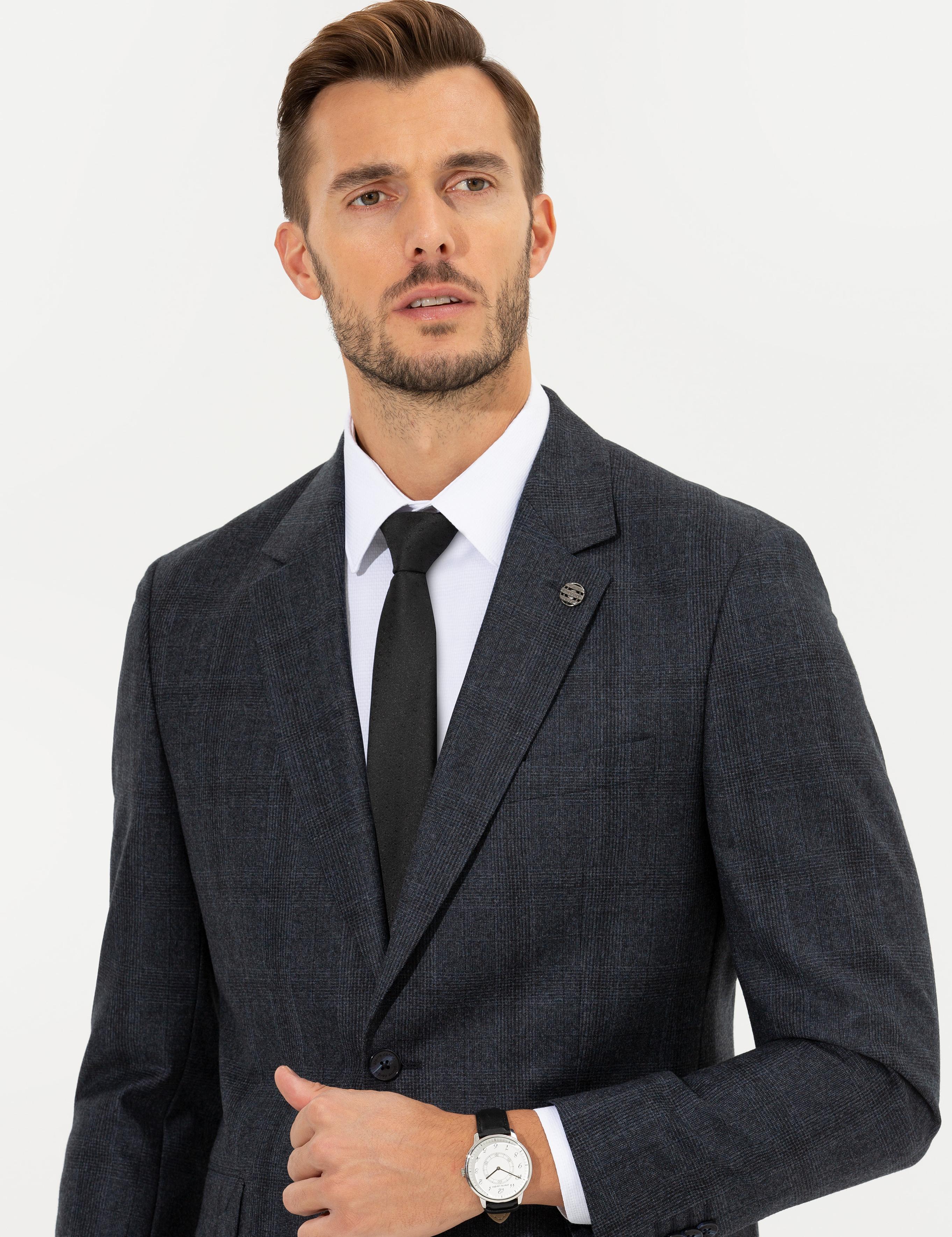 Lacivert Slim Fit Takım Elbise