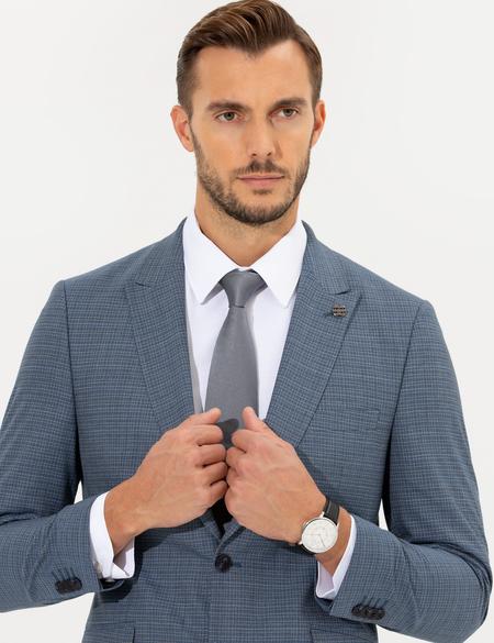 Koyu Mavi Ex. Slim Fit Takım Elbise - 50265827164