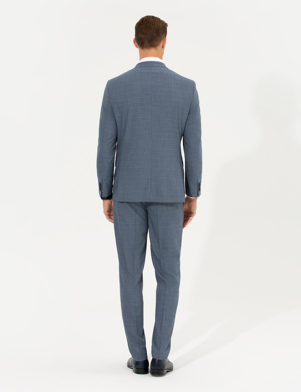 Koyu Mavi Ex. Slim Fit Takım Elbise - 50265827164