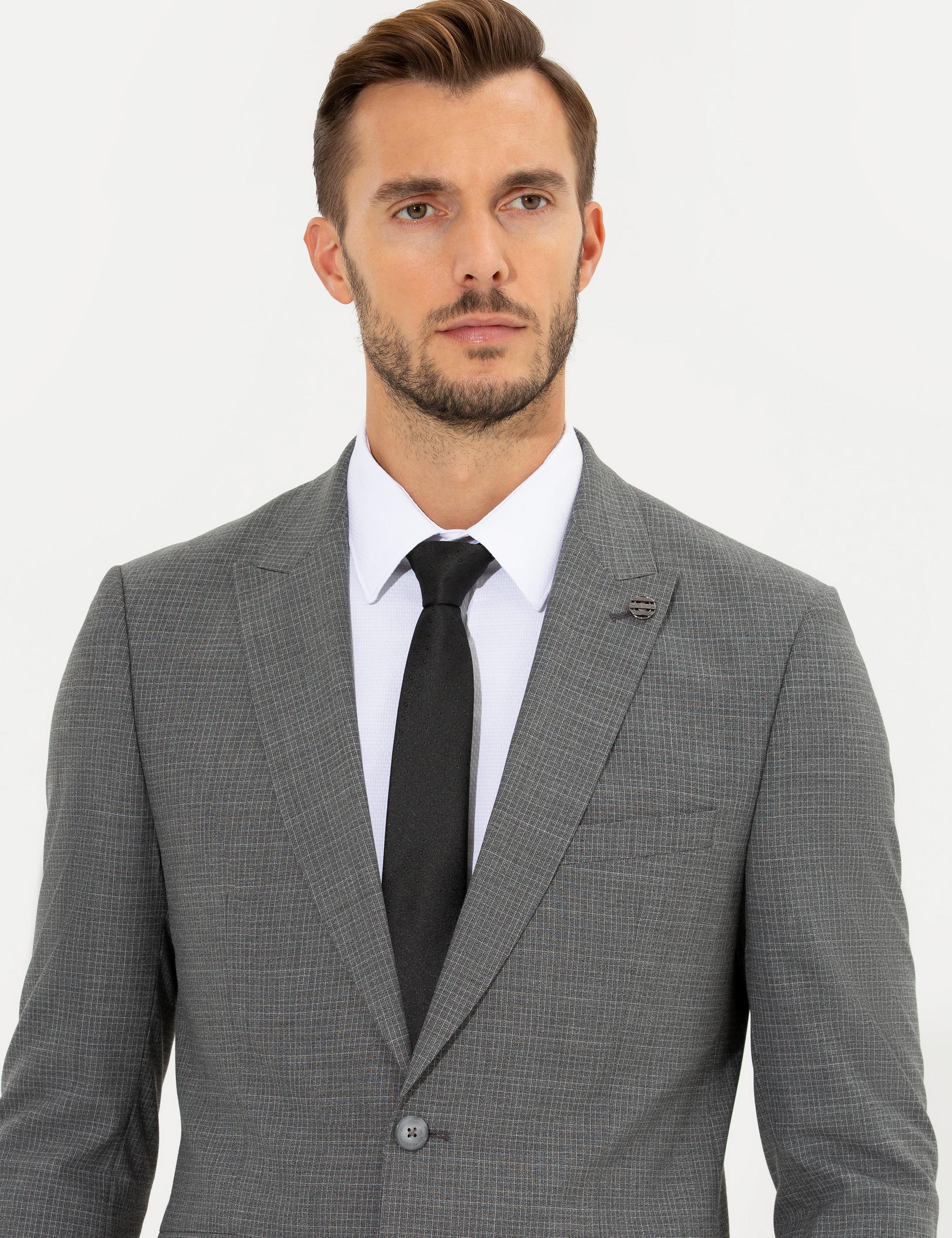 Füme Ex. Slim Fit Takım Elbise