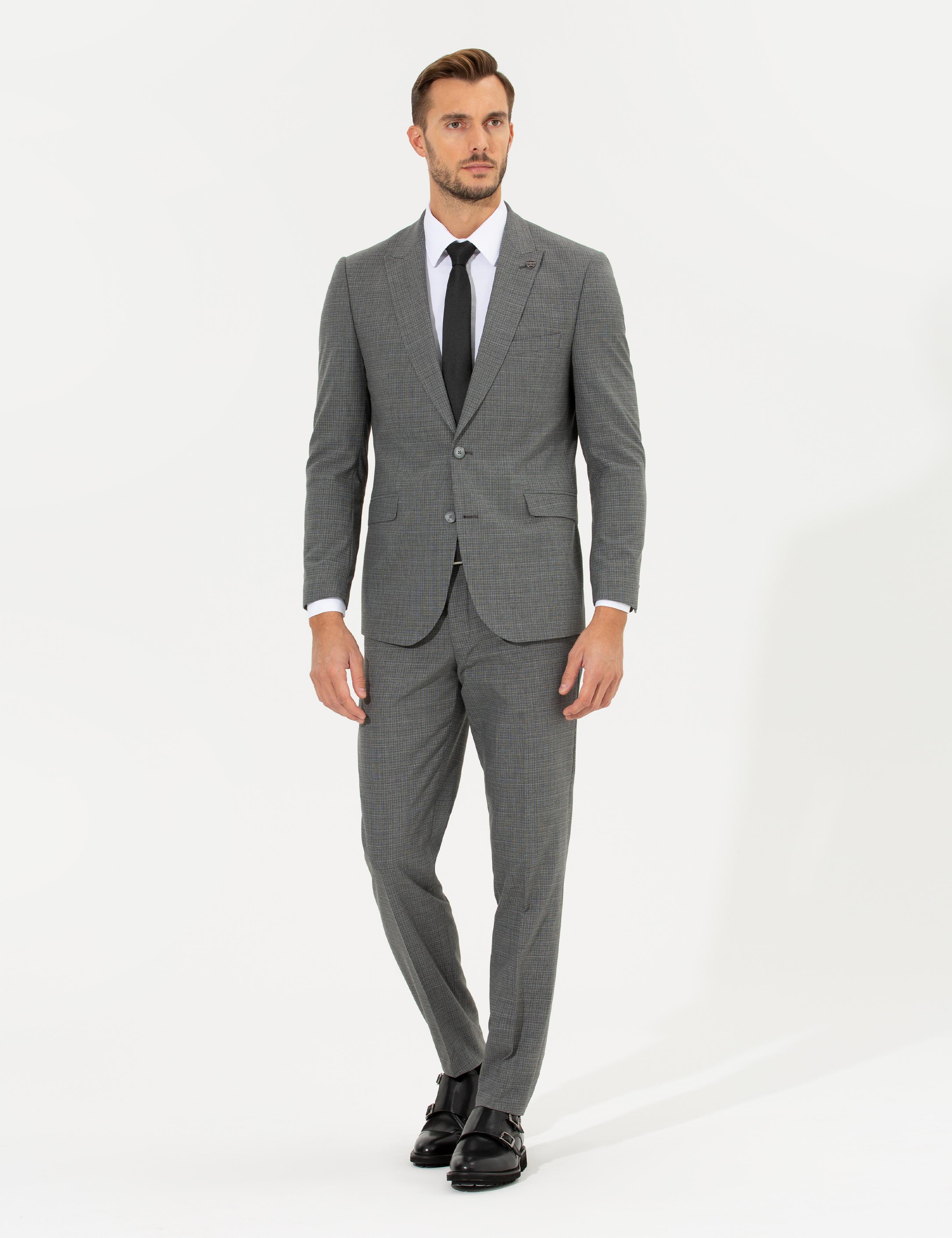 Füme Ex. Slim Fit Takım Elbise