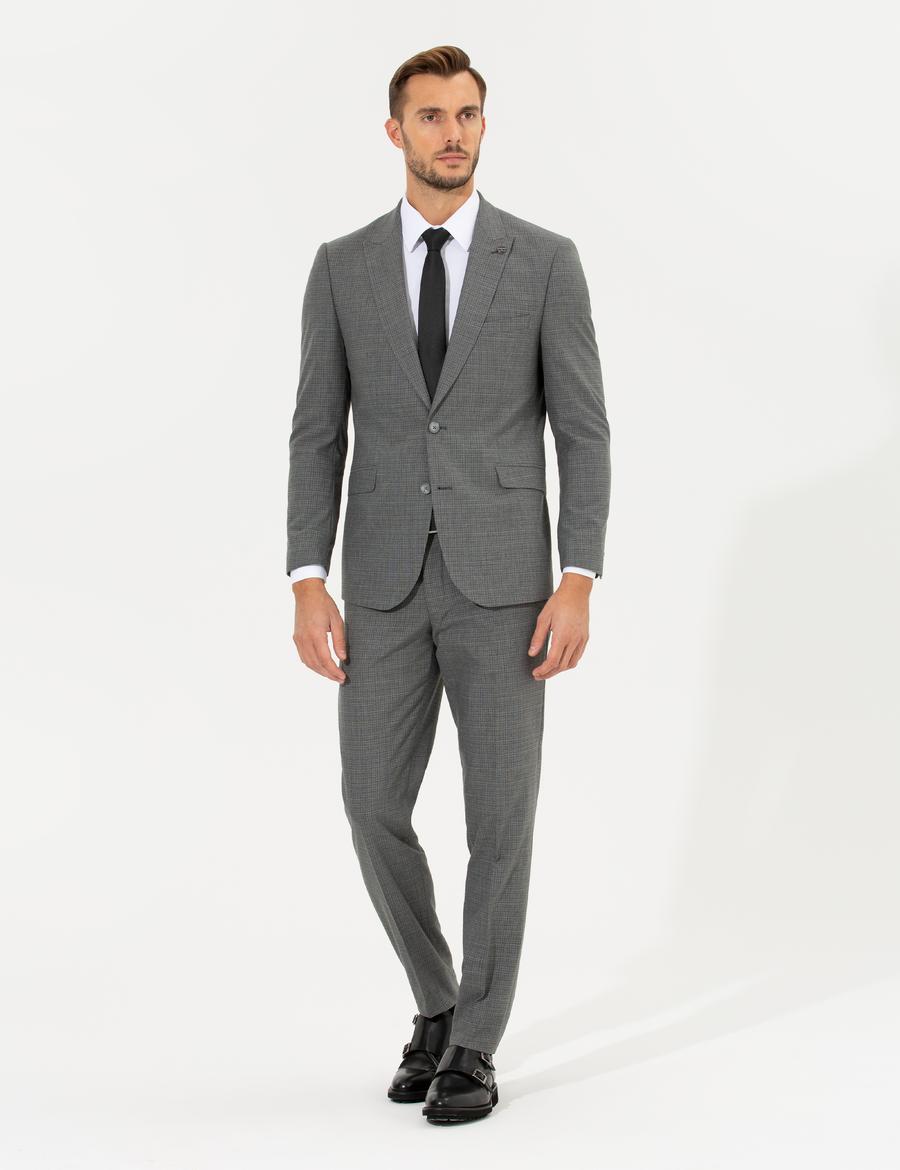 Füme Ex. Slim Fit Takım Elbise