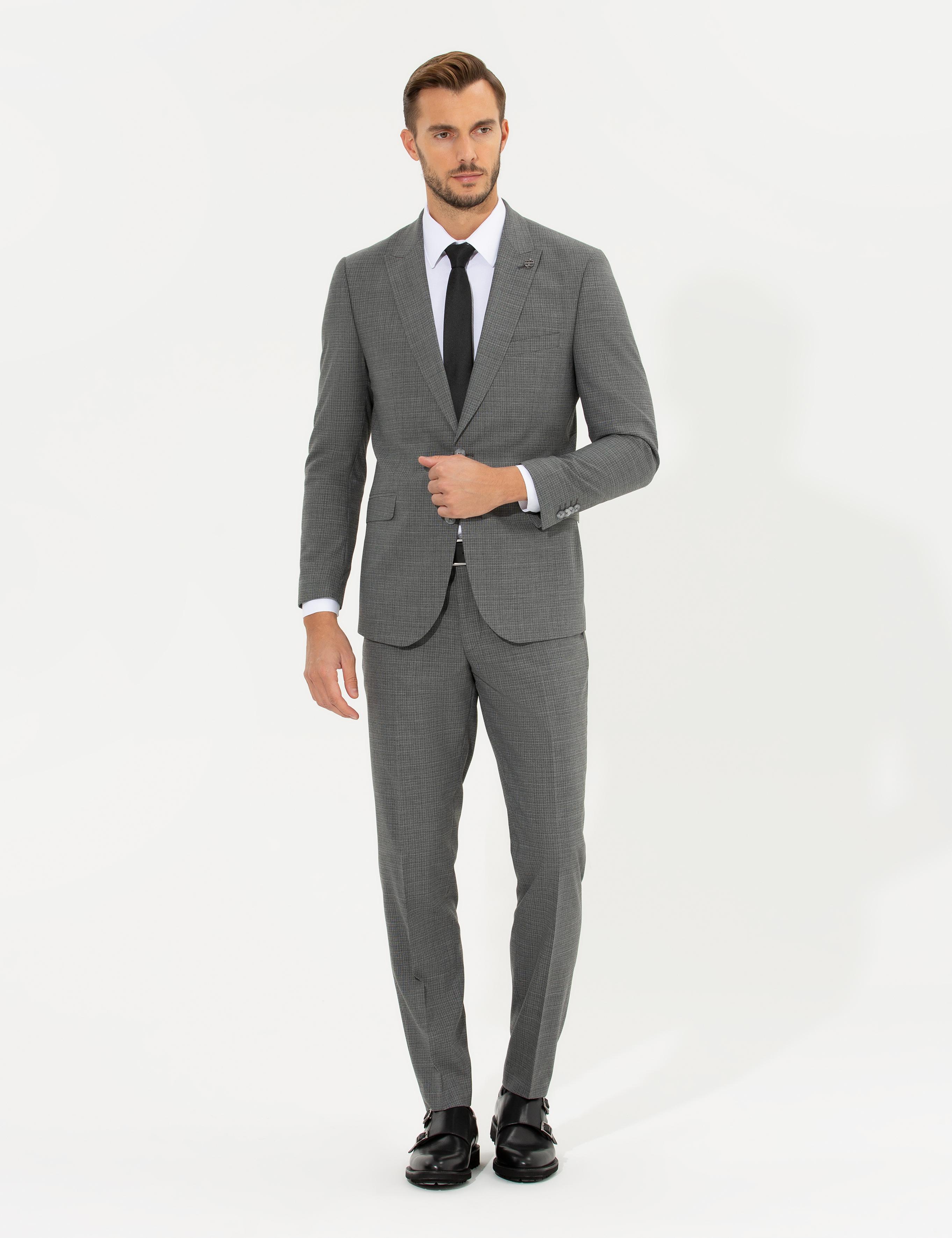 Füme Ex. Slim Fit Takım Elbise