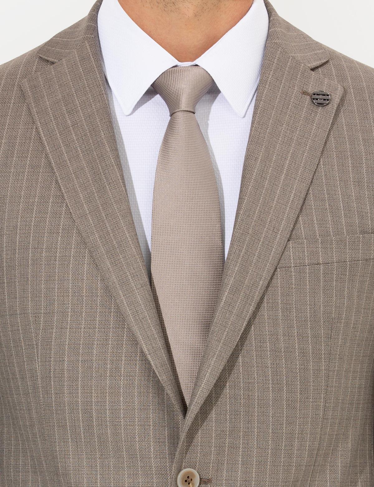 Açık Kahverengi Slim Fit Takım Elbise - 50266571011