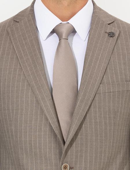 Açık Kahverengi Slim Fit Takım Elbise - 50266571011