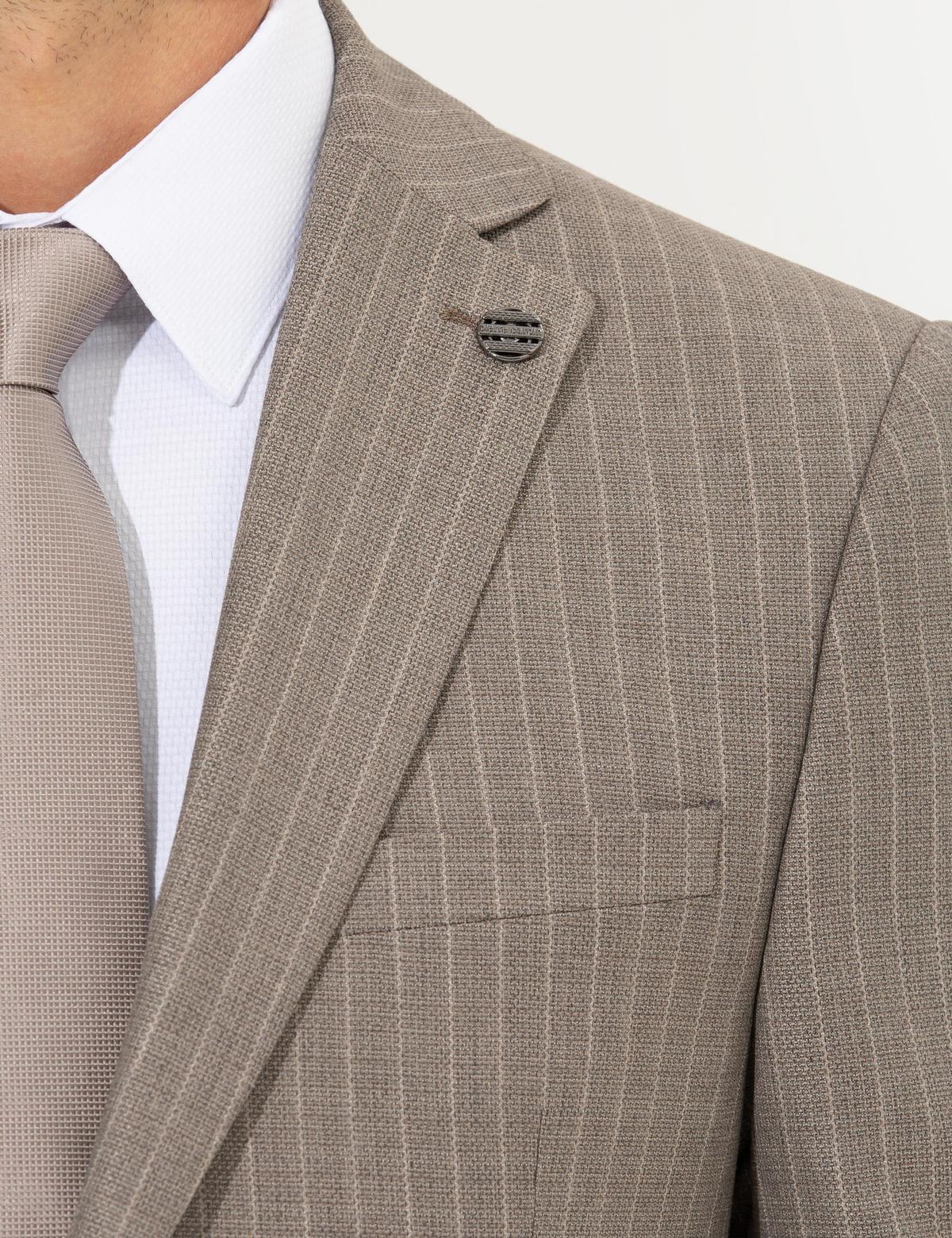 Açık Kahverengi Slim Fit Takım Elbise - 50266571011