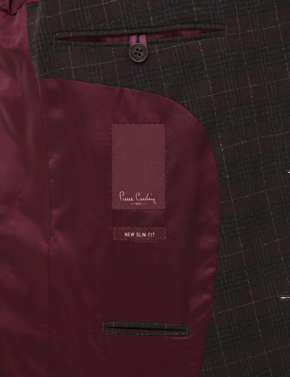 Bordo Ex. Slim Fit Takım Elbise - 50193713163