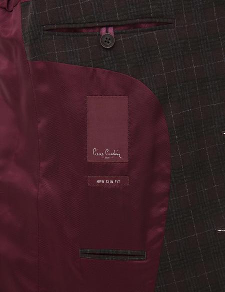 Bordo Ex. Slim Fit Takım Elbise - 50193713163