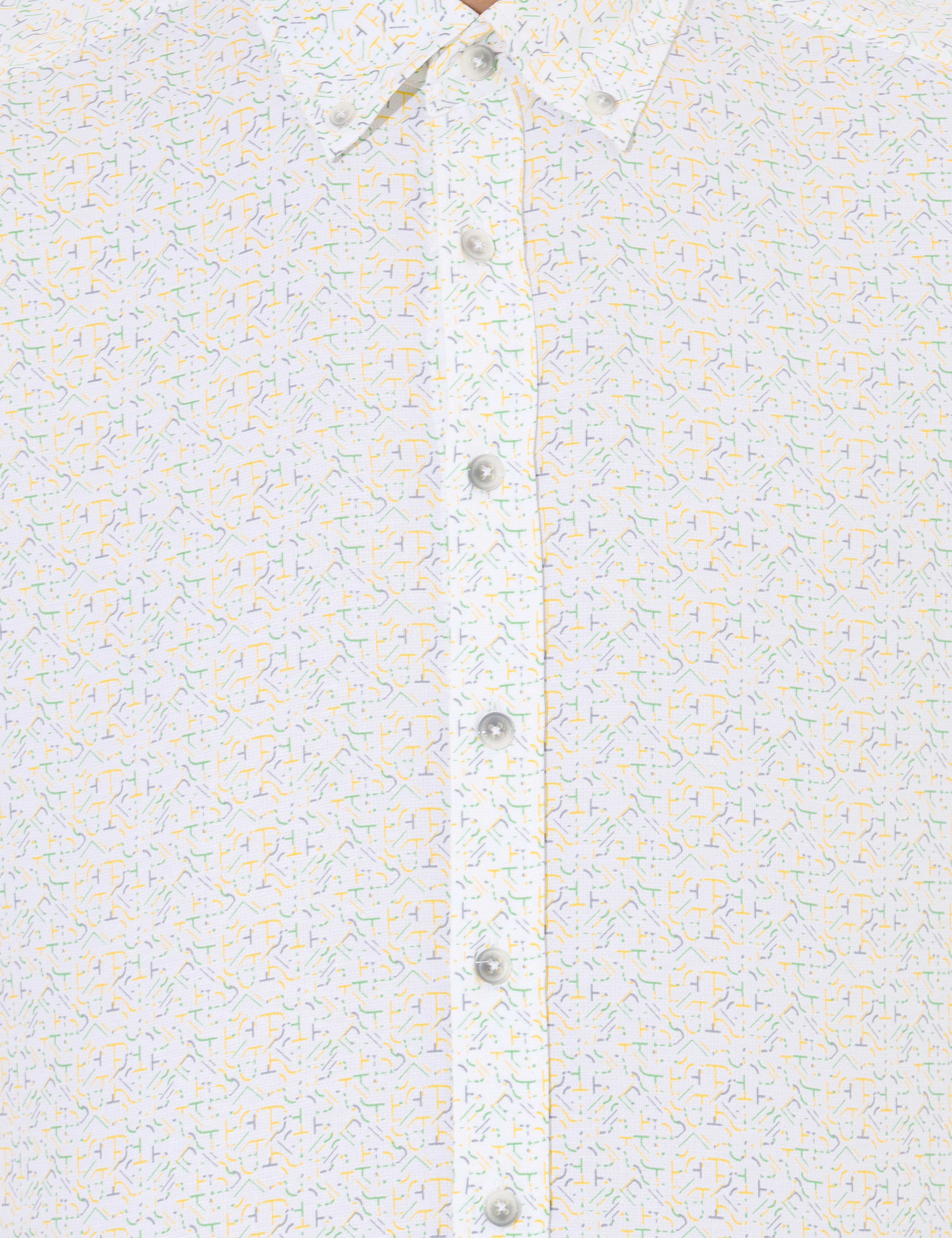 Açık Sarı Slim Fit Uzun Kollu Gömlek - Image 6
