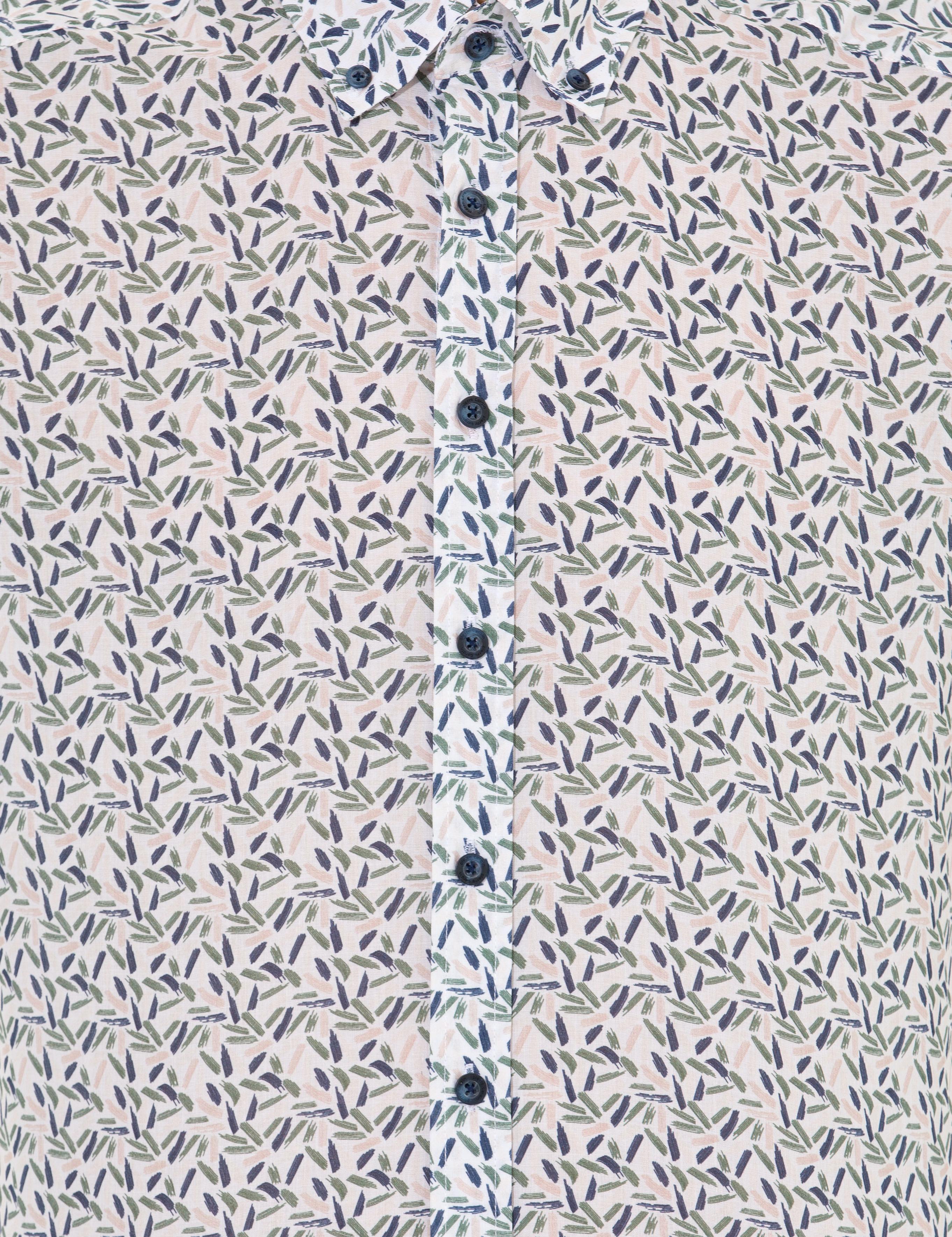 Haki Slim Fit Uzun Kollu Gömlek