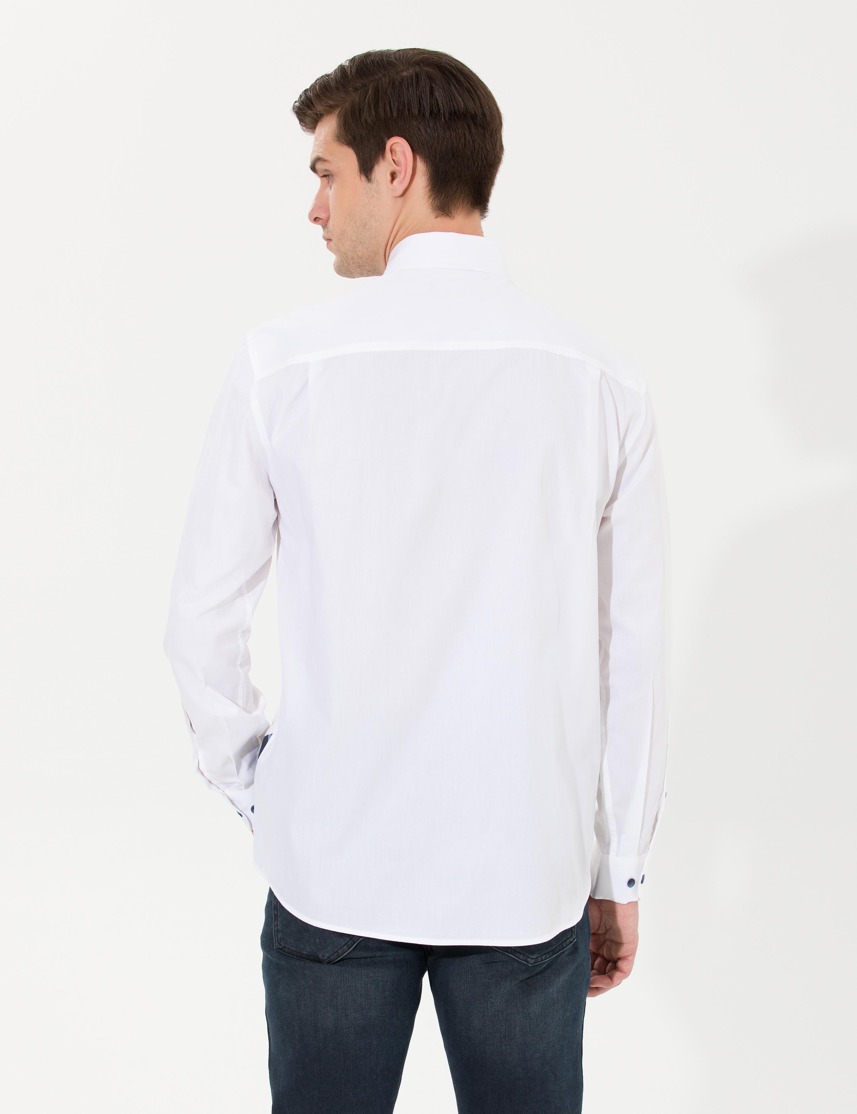 Taş Comfort Fit Uzun Kollu Gömlek