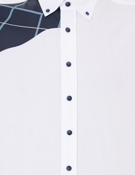 Taş Comfort Fit Uzun Kollu Gömlek - 50262456023