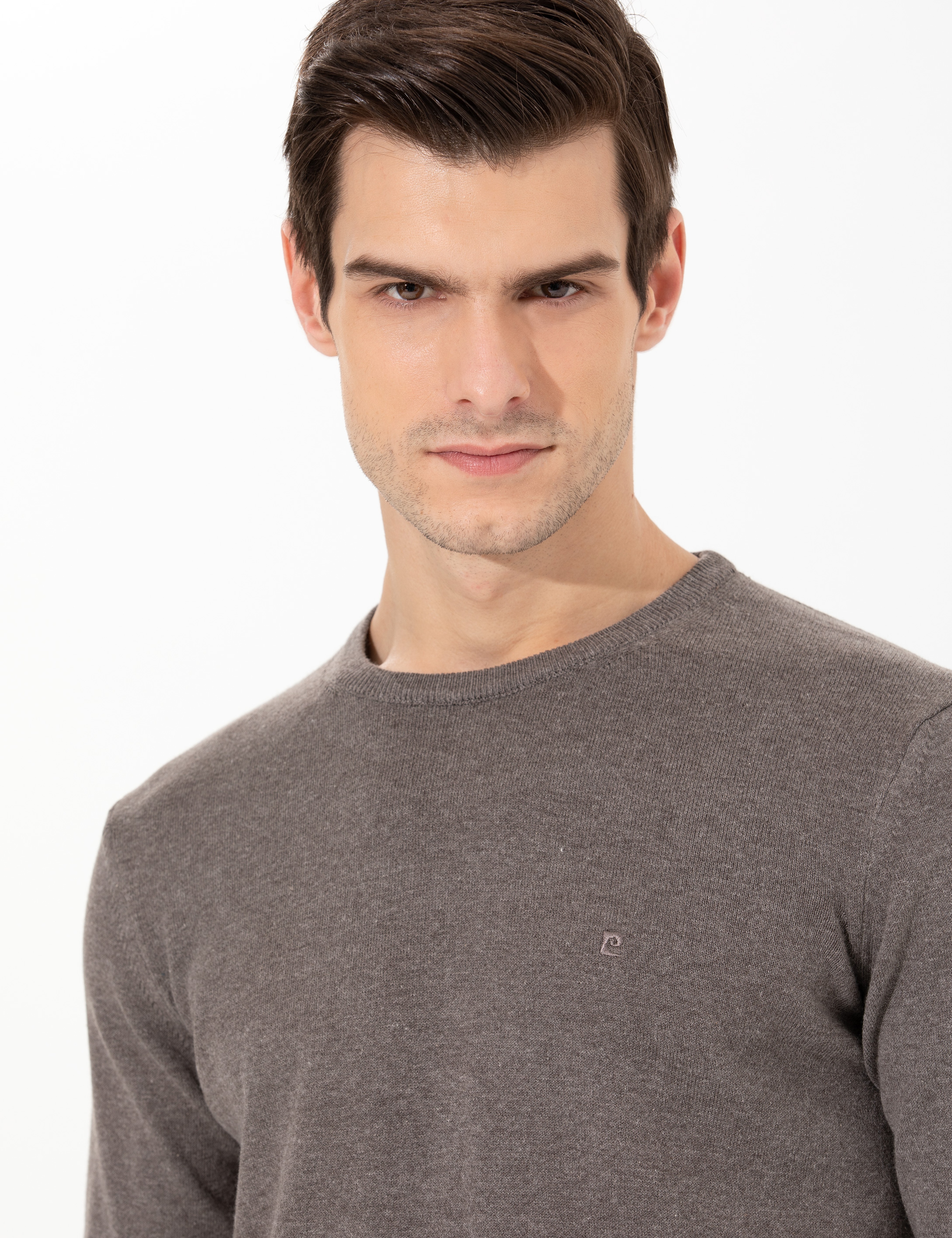 Vizon Slim Fit Basic Triko Kazak - Image 2