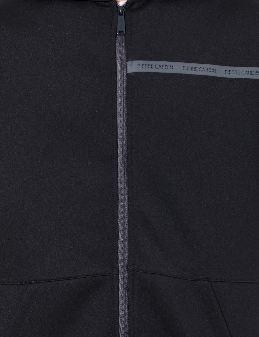 Lacivert Kapüşonlu Hırka