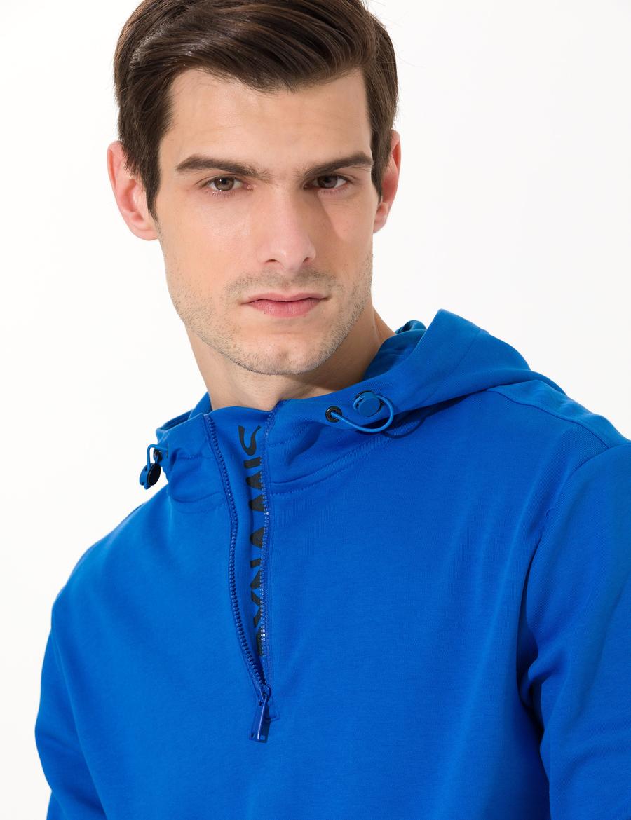 Saks Kapüşonlu Sweatshirt