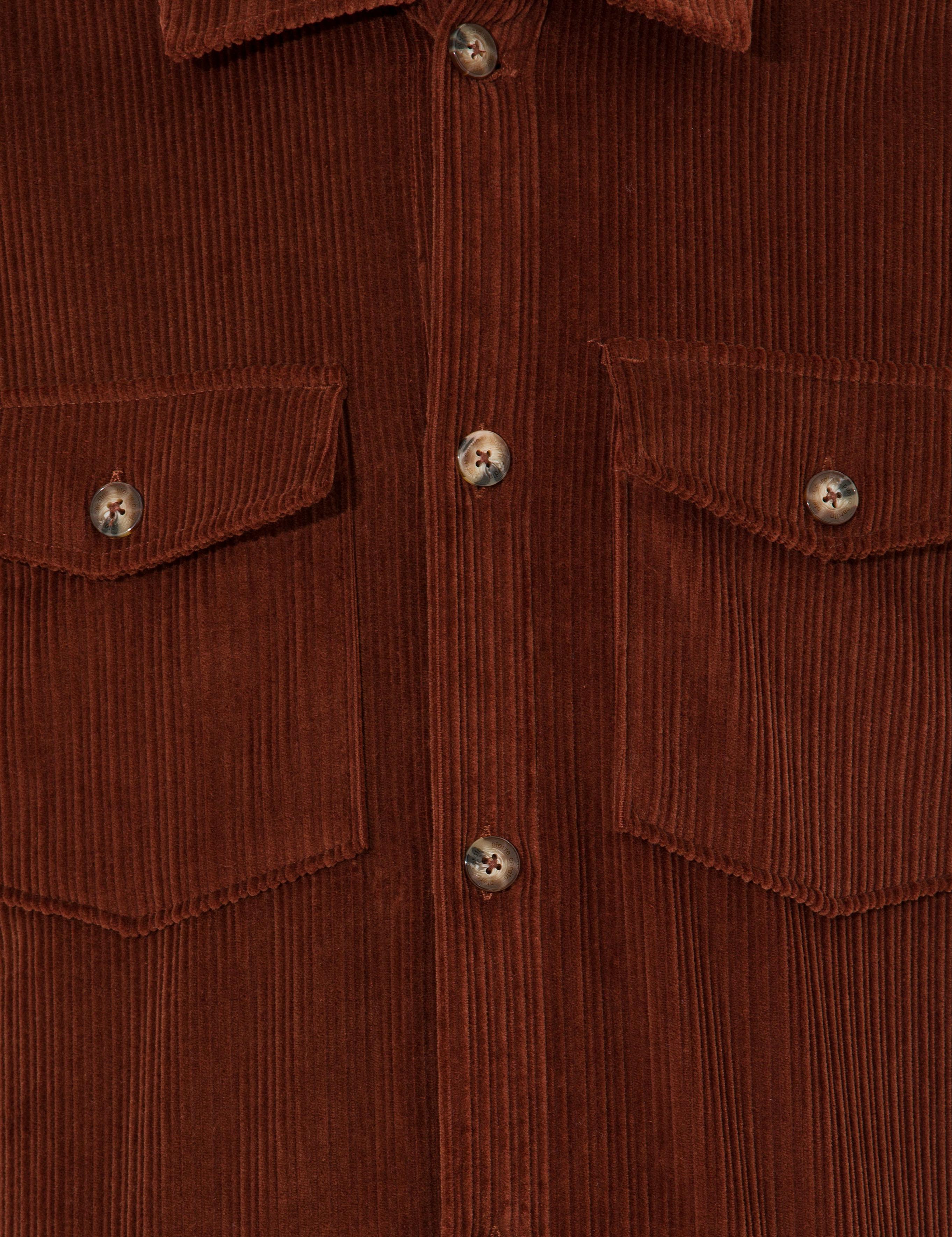 Bakır Oversize Uzun Kollu Gömlek