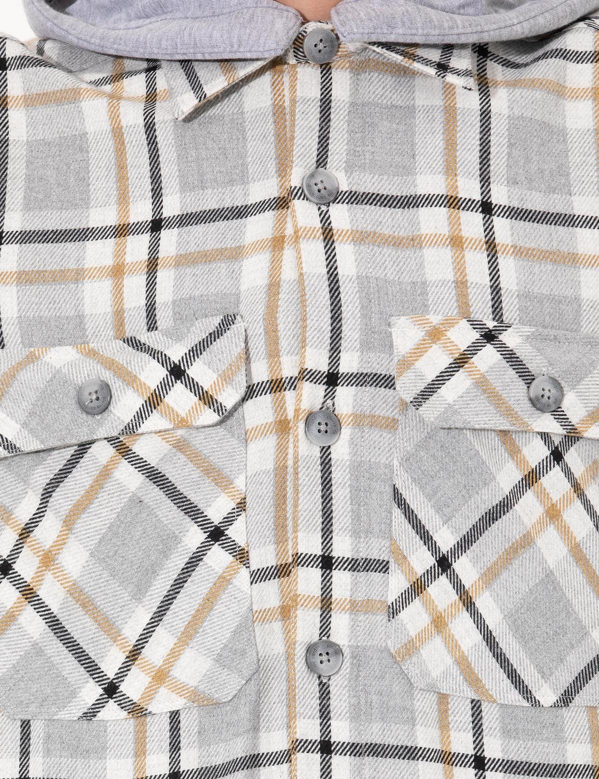 Açık Gri Comfort Fit Uzun Kollu Gömlek - 50259534001