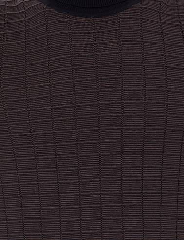 Lacivert Slim Fit Balıkçı Yaka Triko Kazak