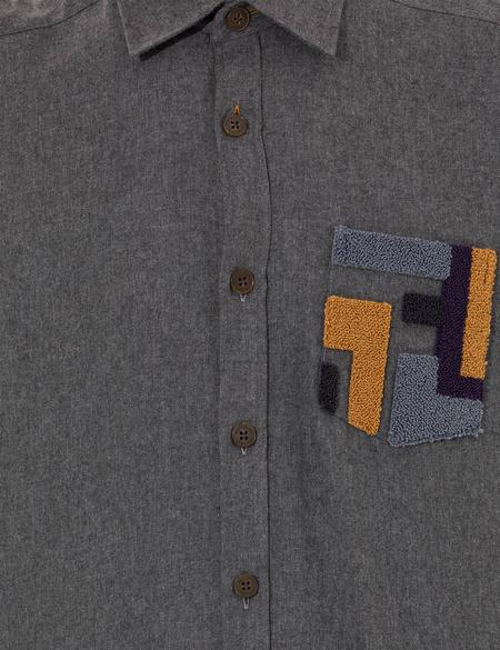 Antrasit Comfort Fit Uzun Kollu Gömlek - 50262457017