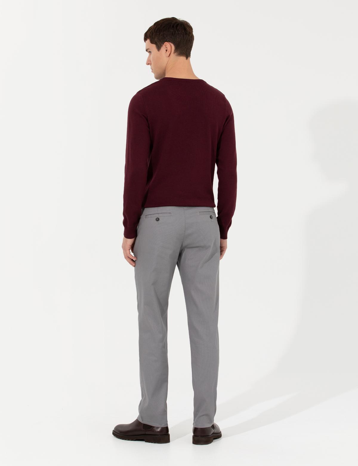 Gri Regular Fit Chino Pantolon - 50264784369