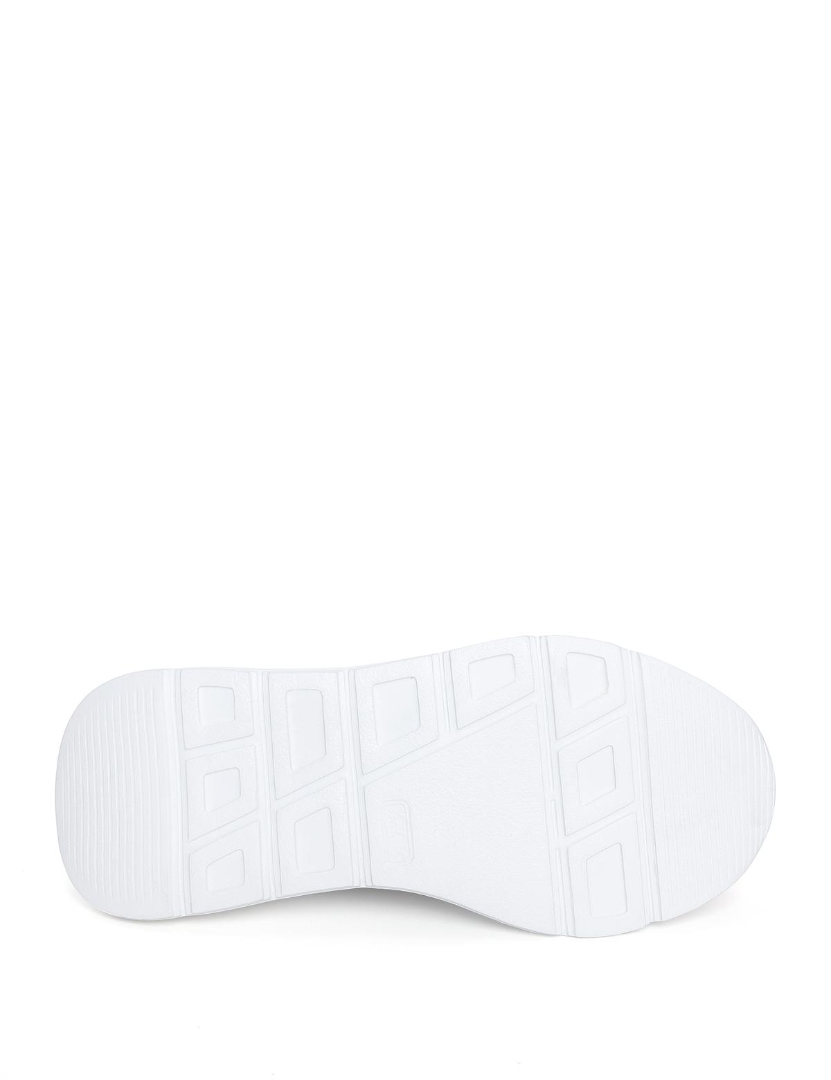 Gri %100 Deri Sneaker - 50261263005