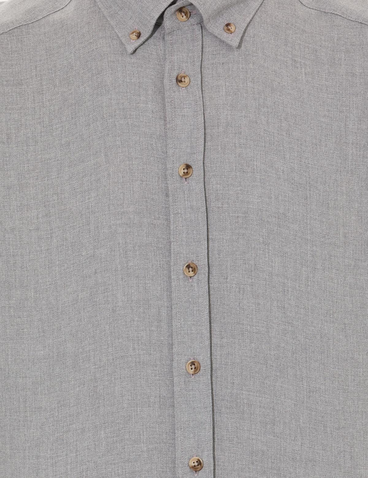 Gri Slim Fit Uzun Kollu Gömlek - 50264054003