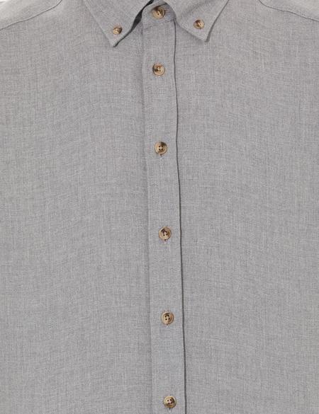 Gri Slim Fit Uzun Kollu Gömlek - 50264054003