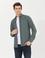 Haki Slim Fit Uzun Kollu Gömlek