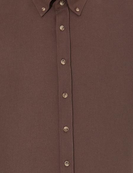 Kahverengi Slim Fit Uzun Kollu Gömlek - 50264054047