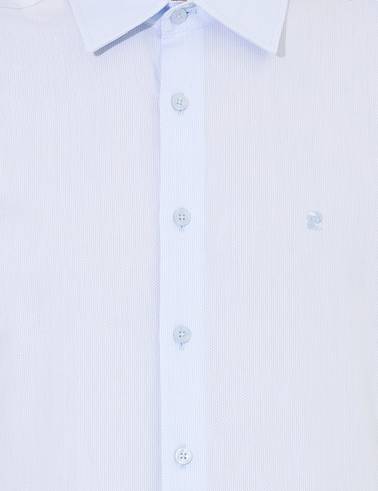 Açık Mavi Slim Fit Uzun Kollu Gömlek
