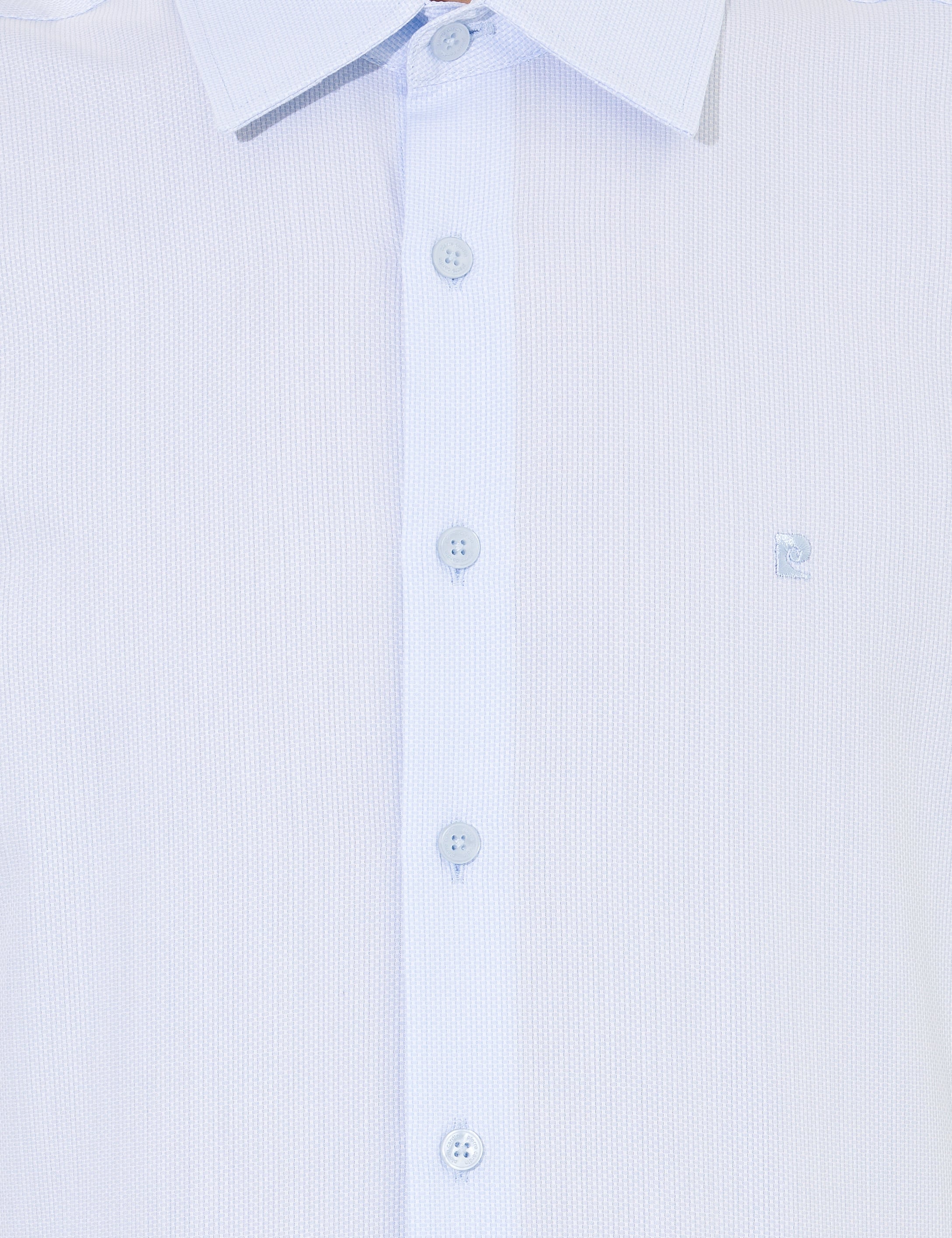 Açık Mavi Slim Fit Uzun Kollu Gömlek - Image 6
