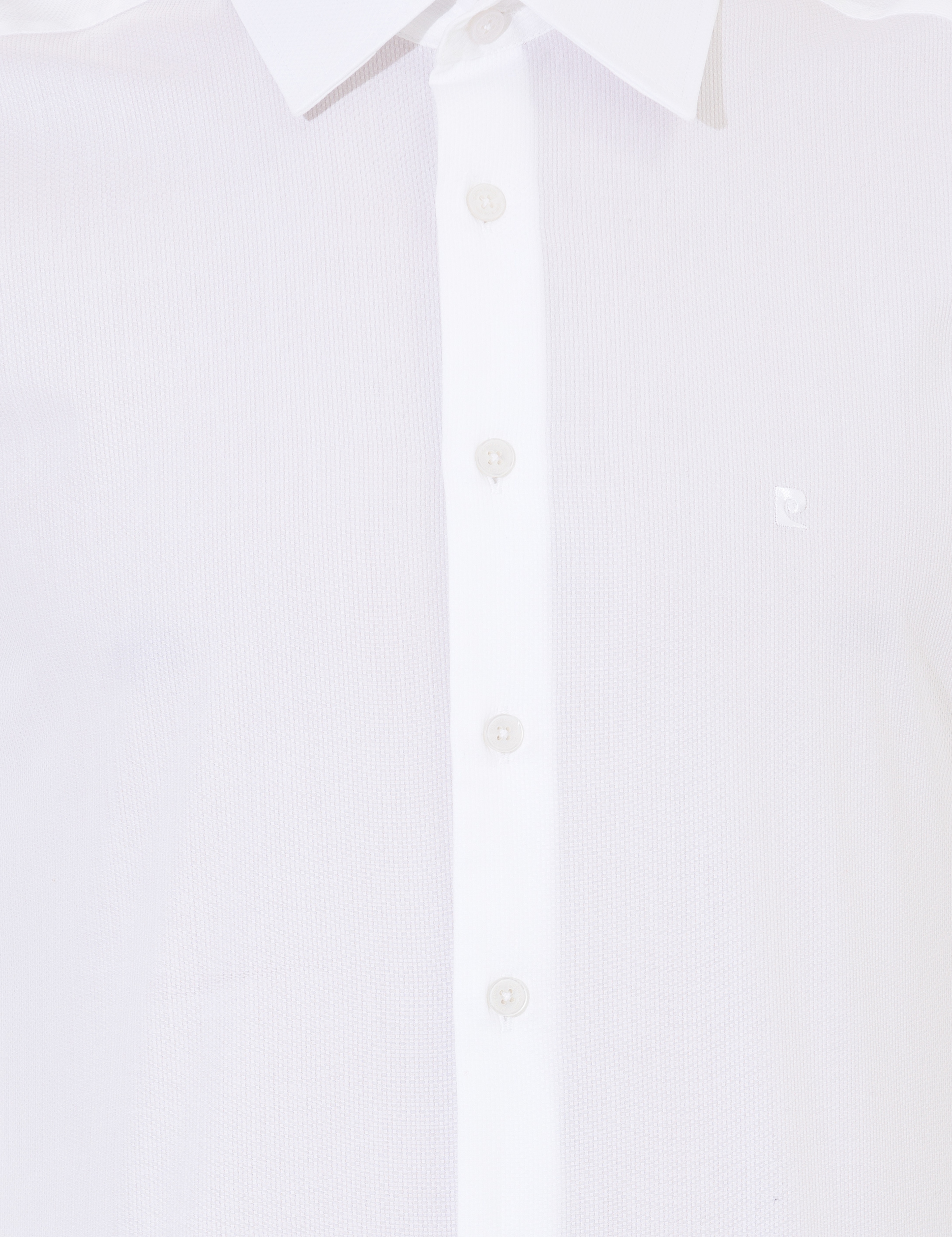 Beyaz Slim Fit Uzun Kollu Gömlek - Image 6