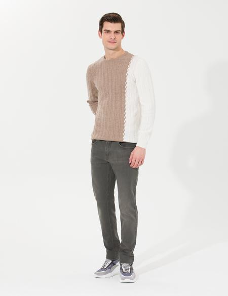 Haki Straight Fit Jean Pantolon - 50259696024