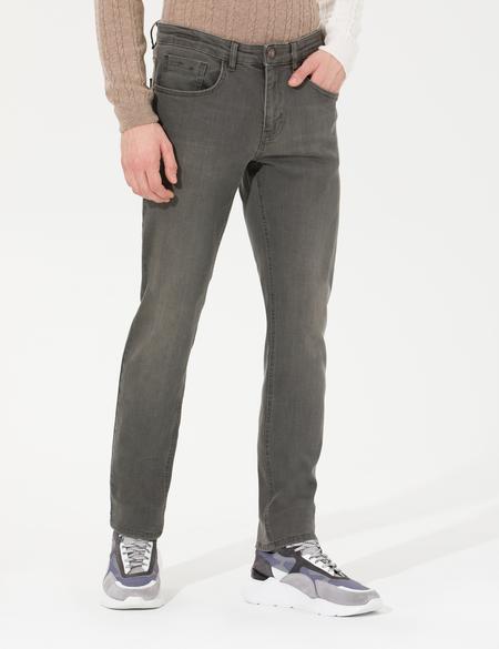 Haki Straight Fit Jean Pantolon - 50259696024