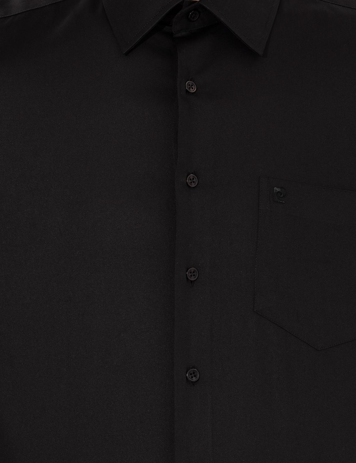 Siyah Regular Fit Uzun Kollu Klasik Gömlek - 50256422021