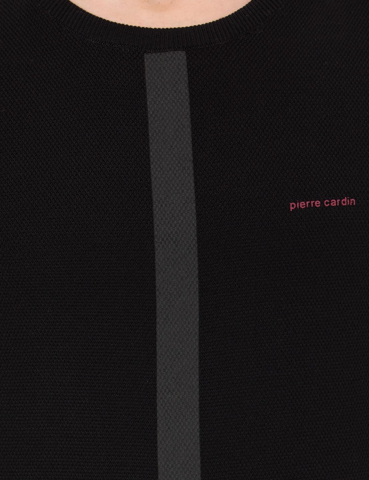 Siyah Slim Fit Bisiklet Yaka Triko Kazak - 50260021026