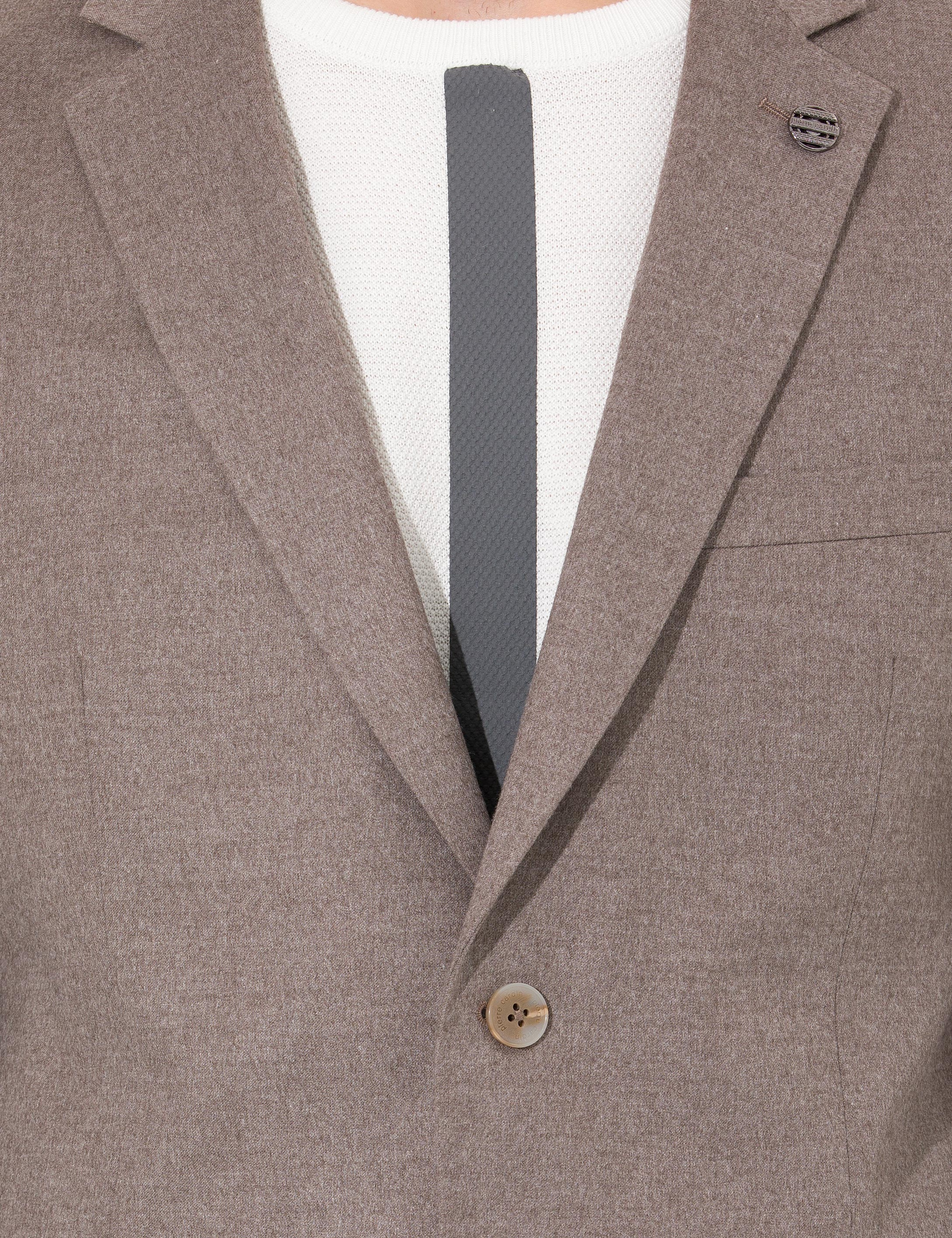 Açık Kahverengi Slim Fit Takım Elbise - Image 5